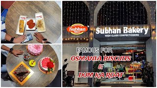 Savoring the flavors of Subhan Bakery, Rethibowli –a hotspot for Dum ka Roat and Osmania Biscuits! 😋