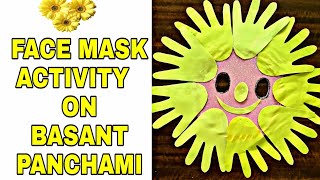 Basant Panchami Craft || Face Mask Activity || Kidos Edu Point