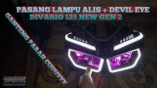 CARA PASANG ALIS + DEVIL EYE DIVARIO 125 LED NEW GEN 2 || #babangcalmrider #vario125old #varionew