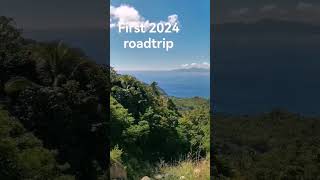 first 2024 roadtrip. Somewhere in Davao Oriental, Philippines👨‍👧🚗❤️  #car #roadtrip #travel