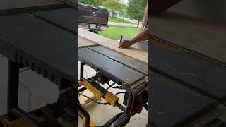 Dewalt portable table saw the perfect cut