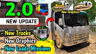 🚚New Global Update 2.0! Rollout for Everyone with Big Changes | Es Truck Simulator ID🏕 | Truck Game