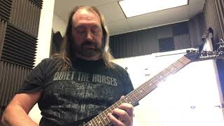 Inversions w scales  playing Jackson Vthrough Lasse Lammert Soldano Super Lead Kemper Profile.