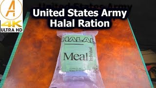 US Army Halal Ration - Better Ration than regular MRE? - MRE REVIEW