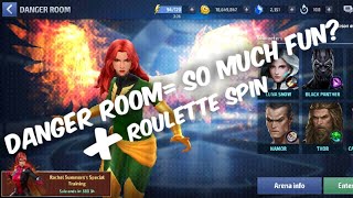 Marvel Future Fight Danger room + Roulette spin