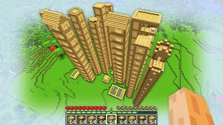 I found this TALLEST VILLAGE in My Minecraft World !!! New Secret Giant Biggest Village Update !!!