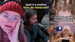 RENATO CARIANI NO MINECRAFT E TIKTOKS PARA RIR | Cortes da Bel