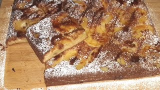 كيكة التفاح معسلة وجد رائعة وسهلة #cooking #kitchen #video #youtube #shortvideo #foryou fo#cute #top