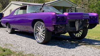 Choppa’s 1972 LS Swapped Chevrolet Caprice on 26’ Savini “Under Construction”