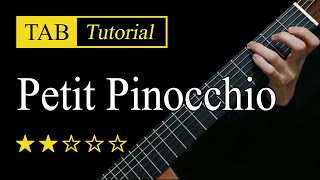 Petit Pinocchio - Fingerstyle Lesson + TAB