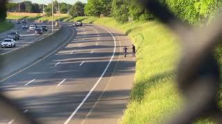 I-94 shut down for hours after rollover crash involving woman who fell asleep behind the wheel