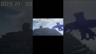 I Survived 100 DAYS as a BAT in HARDCORE Minecraft! 11 #Shorts