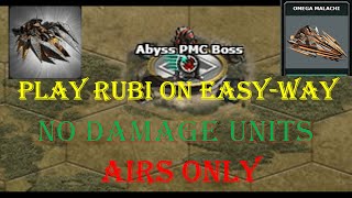 War Commander : ABYSS PMC BOSS BASE / EASYEWAY ONLY AIRS/ NO DAMAGE