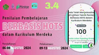 3.4 Penilaian Pembelajaran Berbasis HOTS dalam Kurikulum Merdeka