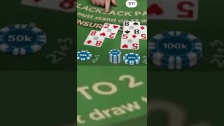 The riskiest doubles ever on Blackjack - Xposed #shorts  #games #maxwin #funny #blackjack #bigwin