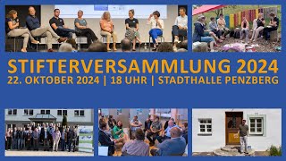 Live aus Penzberg: Energiewende im Fokus – Stifterversammlung 2024