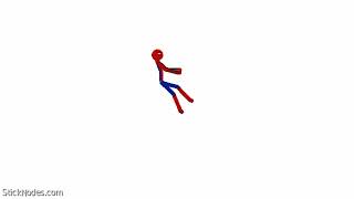 Spiderman swinging animation