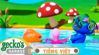 Bé Xe Tải Làm Mất Ti Giả | Xe TảI Dành Cho Trẻ Em | Gecko’s Garage Tiếng Việt