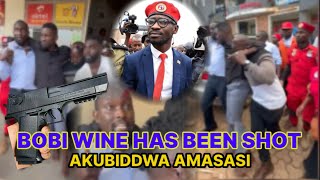 VIDEO: Bobi Wine Akubiddwa Amasasi | Bobi Wine has been shot in Bulindo