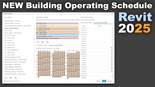 Building Operating Schedule - New Feature in Revit 2025 Tutorial