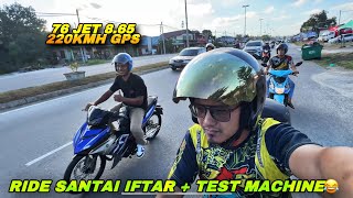 RIDE IFTAR RAMAI FIGHTER Y15ZR TURUN! | LOCK TROTTLE KAW2!