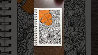 #50 Part 2 of a 2 page cross doodle!! #doodleart #zendoodle #art #meditativeart #inktober