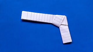 Cara Membuat Pistol Mainan dari Kertas | Origami Paper Gun