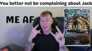 I'm complaining about jack and black || One Piece TCG