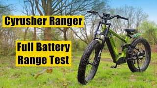 Cyrusher Ranger - Long Range Battery Test