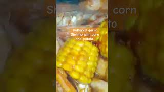 #butteredgarlicseafood #corn #potato #senscookingcompilation