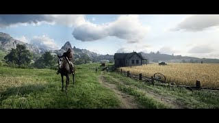 Red Dead Redemption 2 PS4 PRO Exploring free roam gameplay  vivid Colors