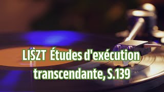 피아노 치다가 기절한다는 리스트 초절기교 모음  Études d'exécution transcendante Liszt