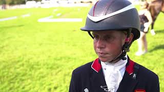 Rosalind Canter over the moon with Lordships Graffalo at Burghley