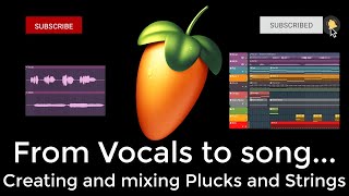 Creating and mixing Plucks and Strings