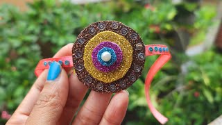 Rakhi making easy / Rakhi making at home