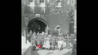 Ooni of Ile-Ife Visit London Tower in 1949