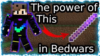 Unleashing the Power of the Knockback Stick in Bedwars!