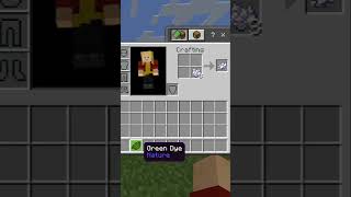 How To Make Lime Dye In Minecraft #Shorts