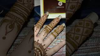 Stylish Finger Mehndi Design😍 #mehndi #youtube #mehnditoturial #viral #short #trending #shorts