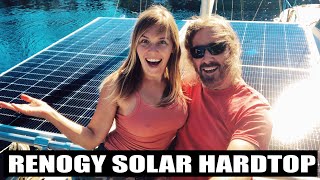 Sailing Liberty- RENOGY SOLAR HARDTOP/ Building our new Hard Dodger