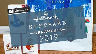 Unboxing: 2019 Hallmark Keepsake Ornaments - Disney Merch - EricRovtar.com