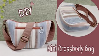 DIY Cara Membuat Tas/Mini Crossbody Bag Tutorial & Pattern