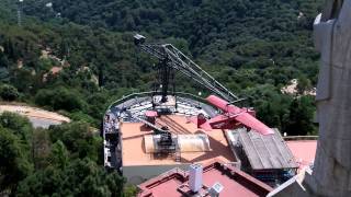 Panorama dal tempio espiatorio del sacro cuore Tibidabo