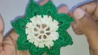 Flor de Crochê para aplicação ‎@milyartesanatoecroche6247