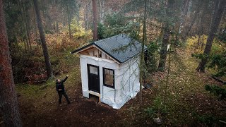 Werkstatt im Wald - Dach decken