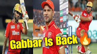 Shikhar Dhawan Is Back || Shikhar Dhawan 99 || Pk Vs Srh || Cricbeast