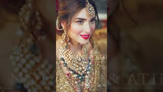 actress in bridal look #beautiful # Pakistani actress