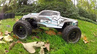 Ecx Ruckus Brushless backyard bashing.