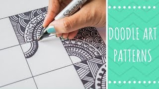 Doodle Art Patterns | Inspired by Henna Designs | Step by Step Process