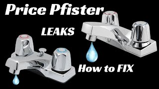 Price Pfister LEAKING Bathroom Faucet Repair (fast DIY)